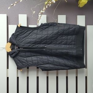 Michael Kors Black Vest with hood in Small